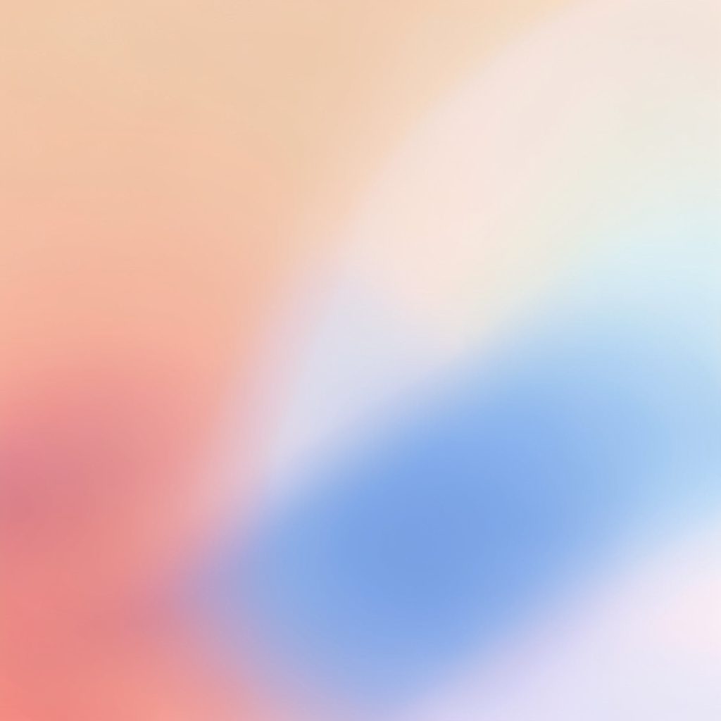 Soft pastel gradient blending cream, blush pink and pale sky blue evoking the imperial atmosphere of a northern European city